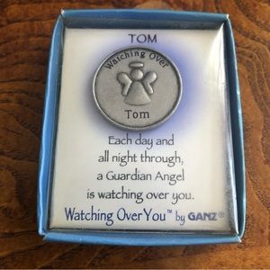 Watching Over You by Ganz pocket coin monogram “TOM” NIP